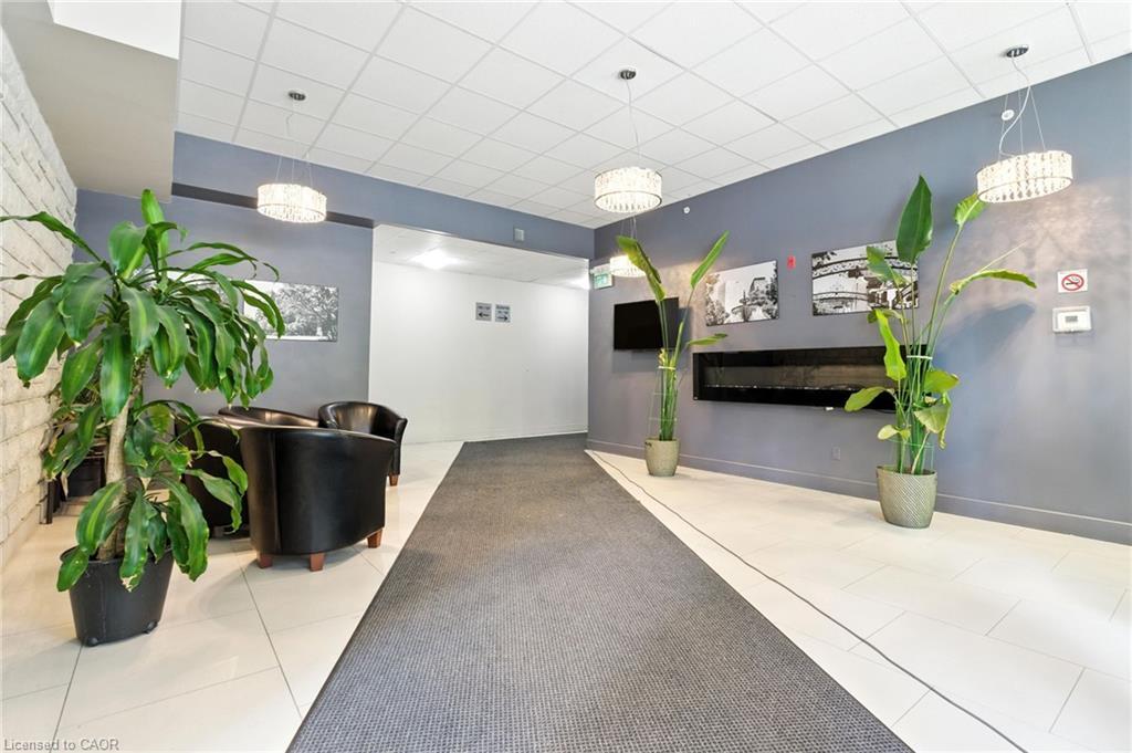 201-149 Main Street W, Hamilton, ON - Indoor Photo Showing Other Room With Fireplace