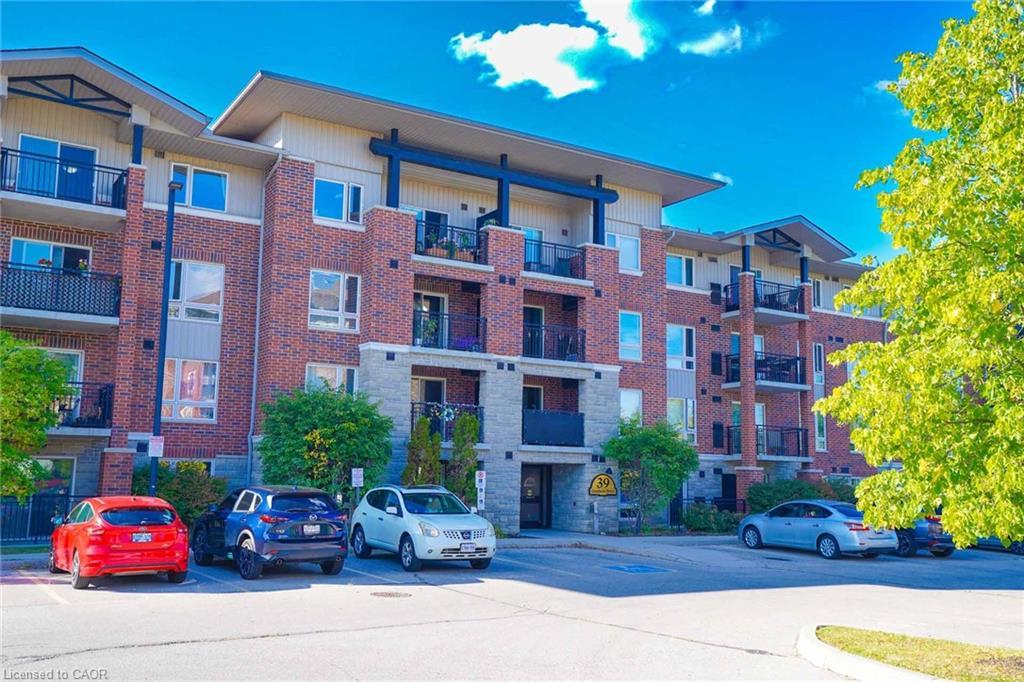 106-39 Goodwin Drive, Guelph, ON - Outdoor With Balcony With Facade