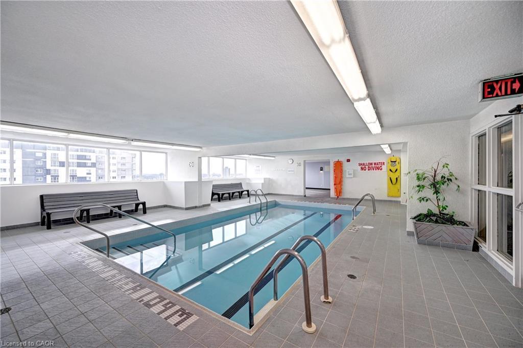 1502-375 King Street N, Waterloo, ON - Indoor Photo Showing Other Room With In Ground Pool