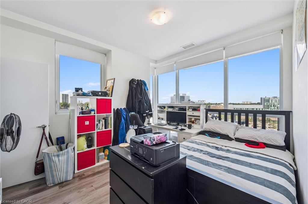 902-100 Garment Street, Kitchener, ON - Indoor Photo Showing Bedroom