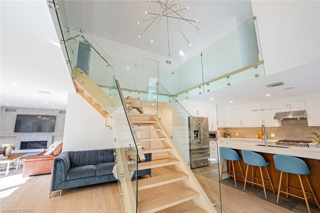 8767 Twiss Road, Milton, ON - Indoor With Fireplace