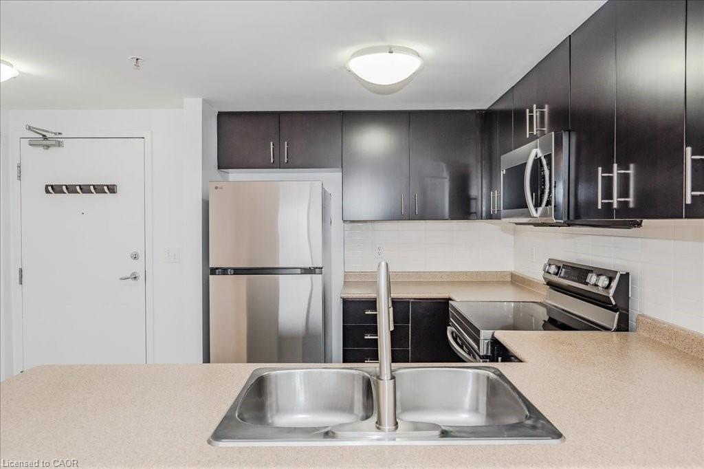 202-41 Goodwin Drive, Guelph, ON - Indoor Photo Showing Kitchen With Double Sink