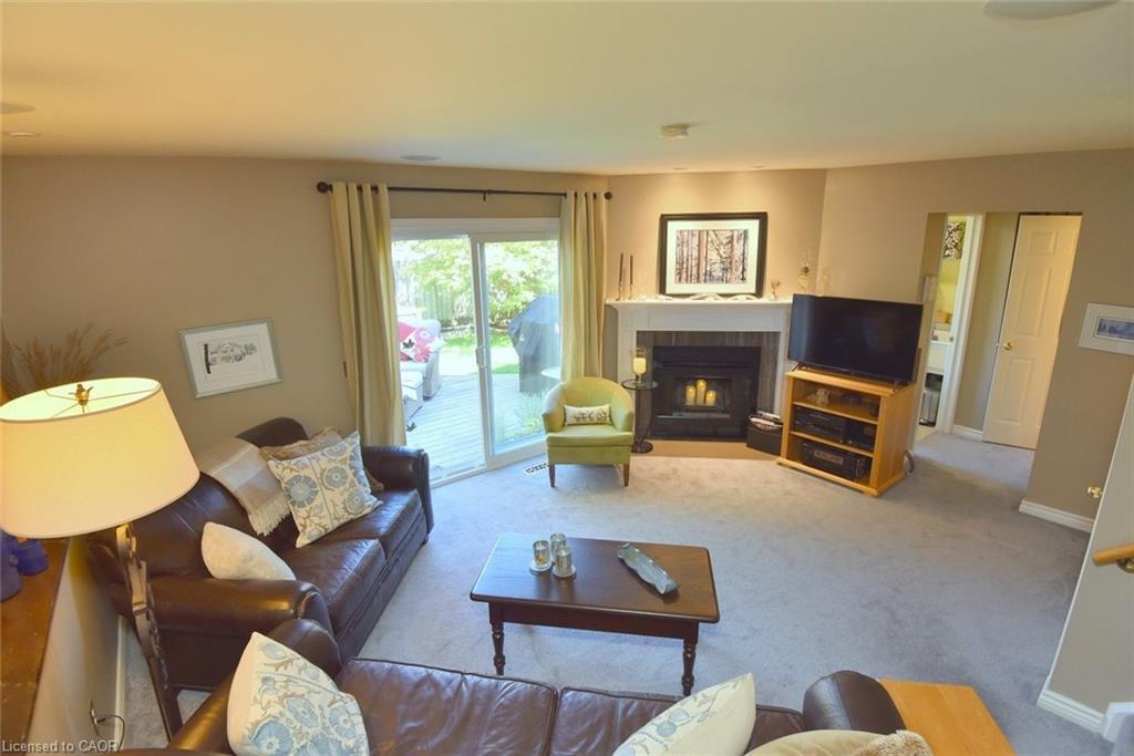 2 Novoco Drive, Hamilton, ON - Indoor Photo Showing Living Room With Fireplace