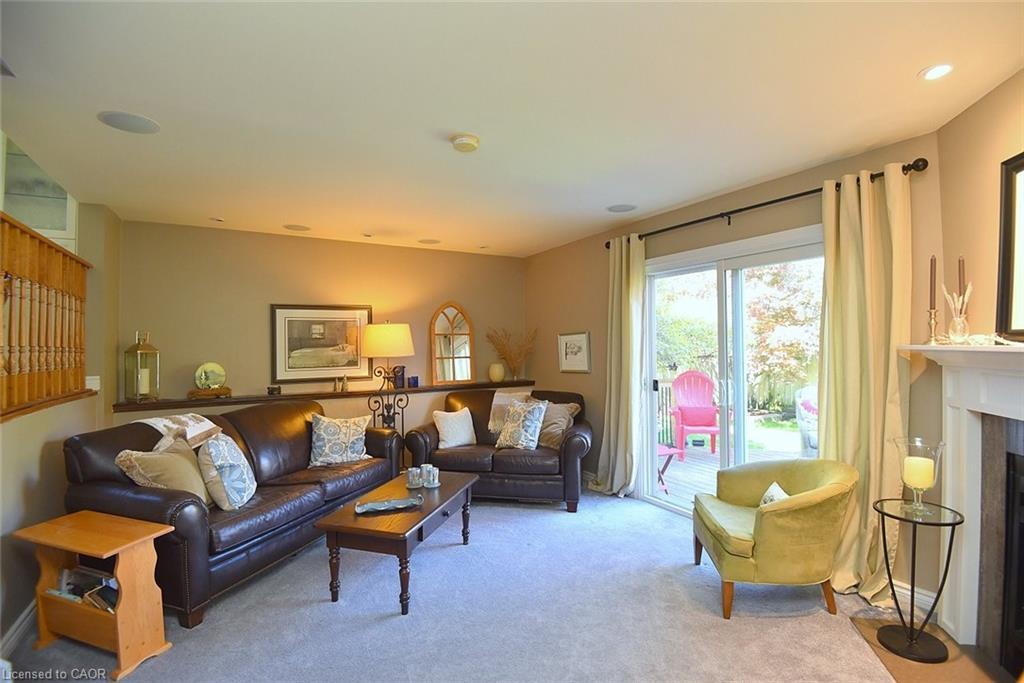 2 Novoco Drive, Hamilton, ON - Indoor Photo Showing Living Room With Fireplace