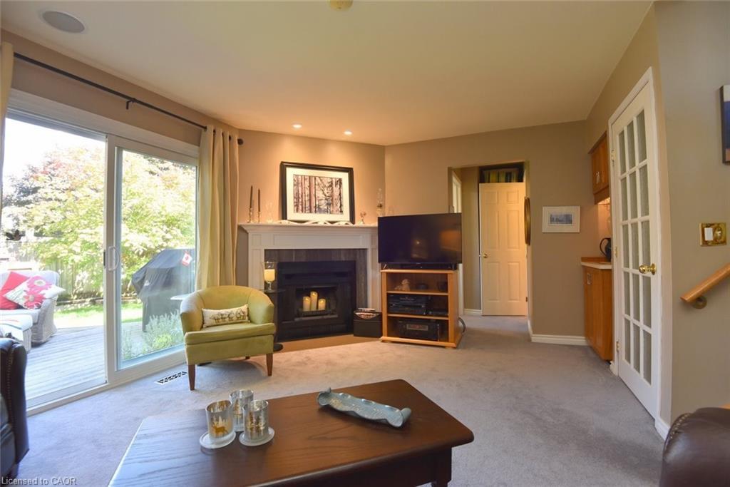 2 Novoco Drive, Hamilton, ON - Indoor Photo Showing Living Room With Fireplace