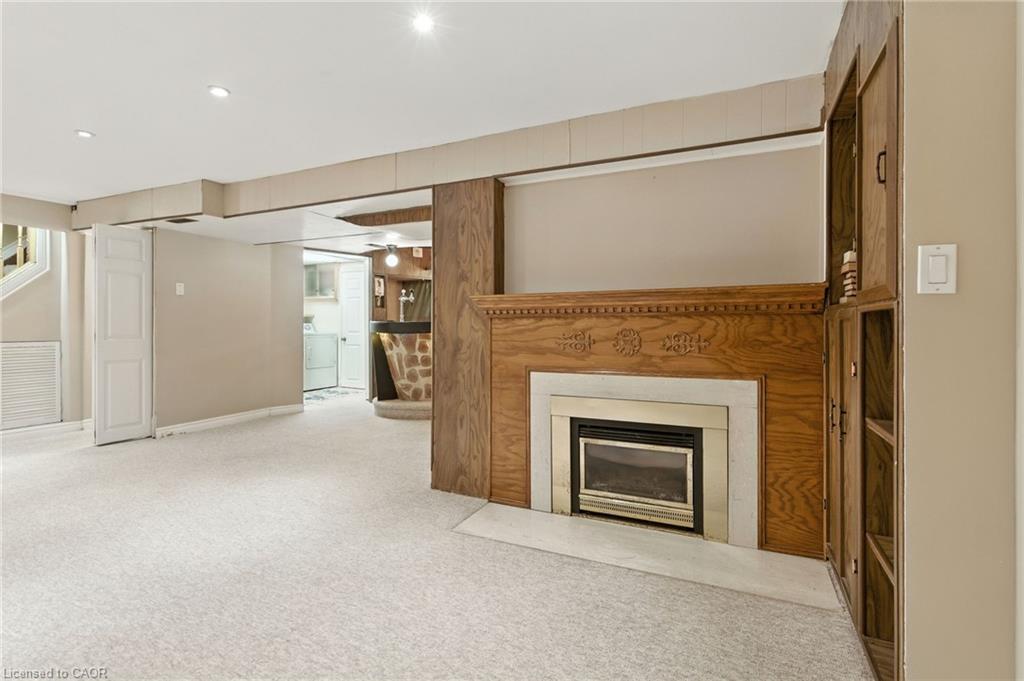 33 Bernard Street, Hamilton, ON - Indoor Photo Showing Other Room With Fireplace