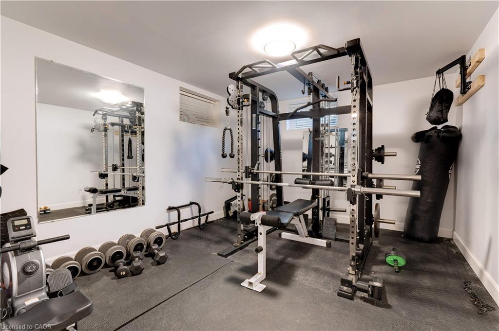 4391 Lakeshore Road, Burlington, ON - Indoor Photo Showing Gym Room