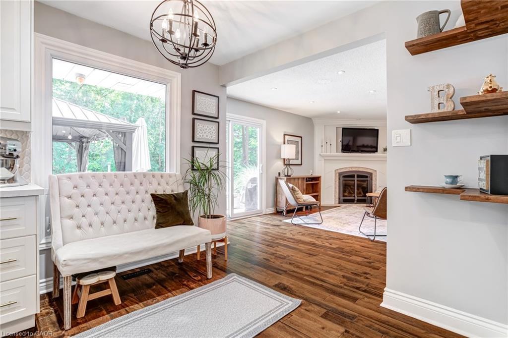 1807 Heather Hills Drive, Burlington, ON - Indoor With Fireplace