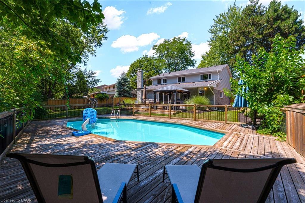 1807 Heather Hills Drive, Burlington, ON - Outdoor With Deck Patio Veranda With Backyard