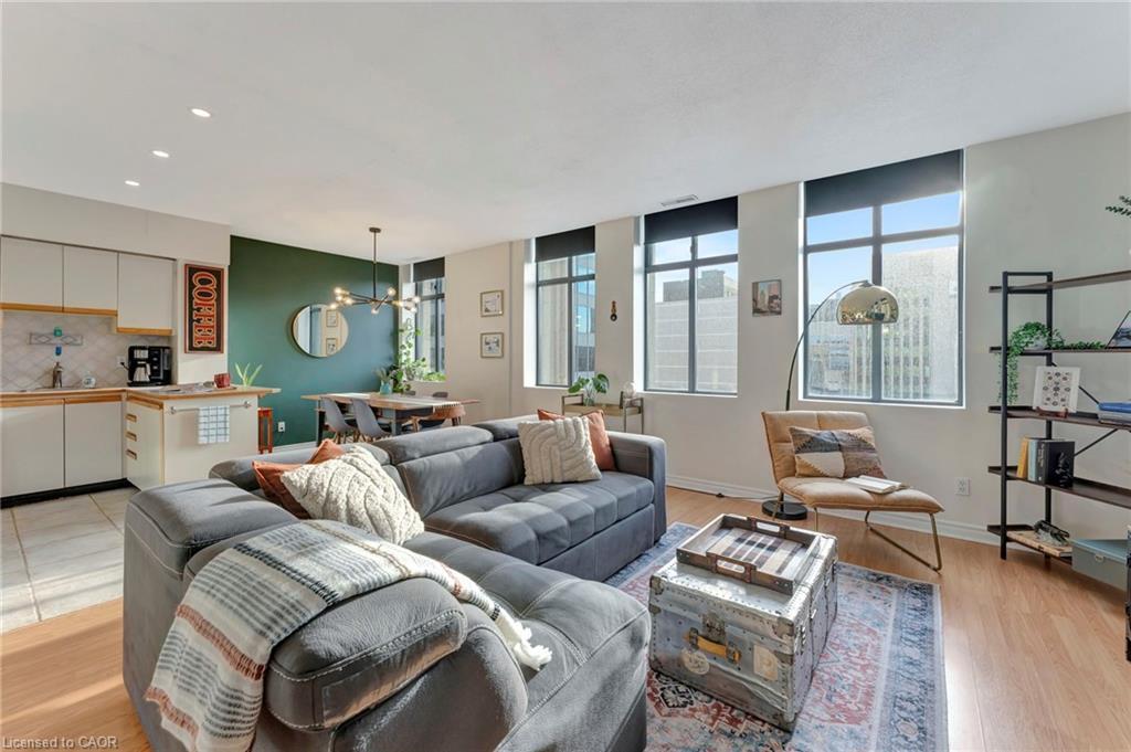 701-36 James Street S, Hamilton, ON - Indoor Photo Showing Living Room