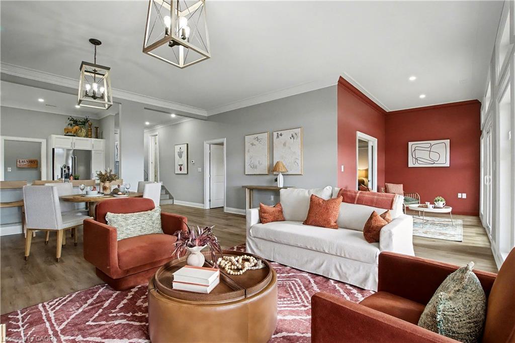 33 Sister Kern Terrace, Hamilton, ON - Indoor Photo Showing Living Room