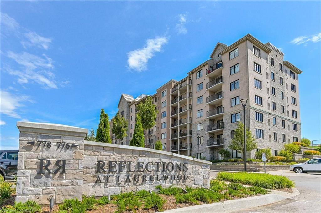 301-776 Laurelwood Drive, Waterloo, ON - Outdoor With Balcony With Facade