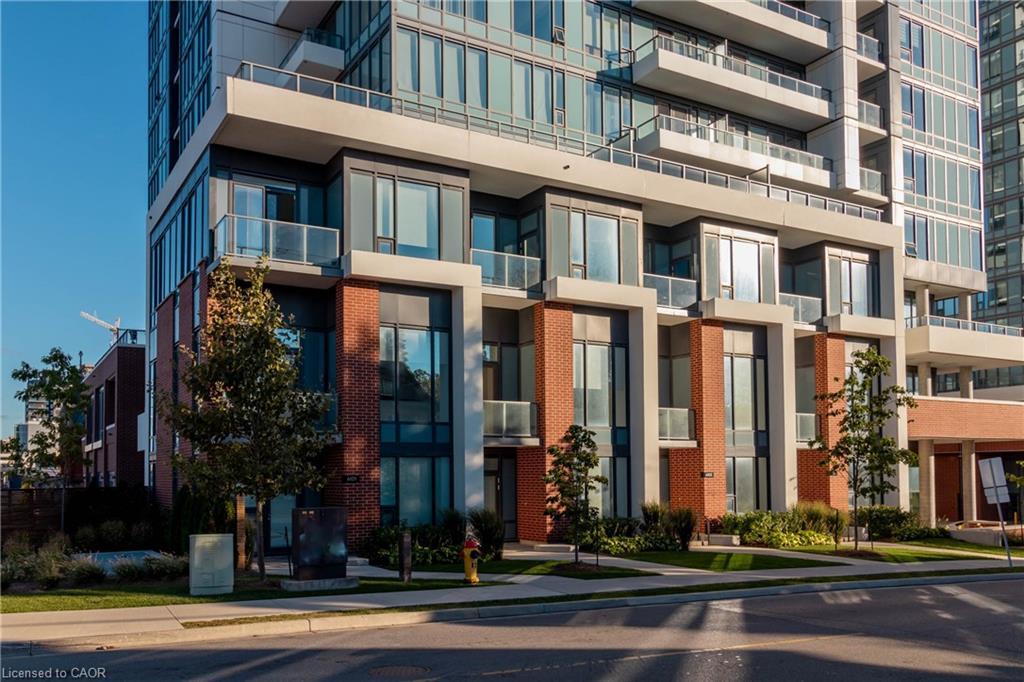 102-5 Wellington Street S, Kitchener, ON - Outdoor With Balcony With Facade