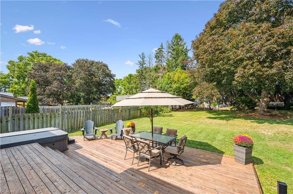 310 Kitchener Road, Cambridge, ON - Outdoor With Deck Patio Veranda With Backyard