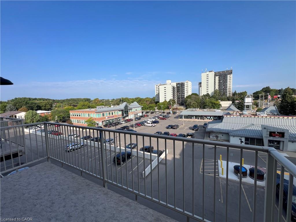 412-301 Westmount Road W, Kitchener, ON - Outdoor With Balcony