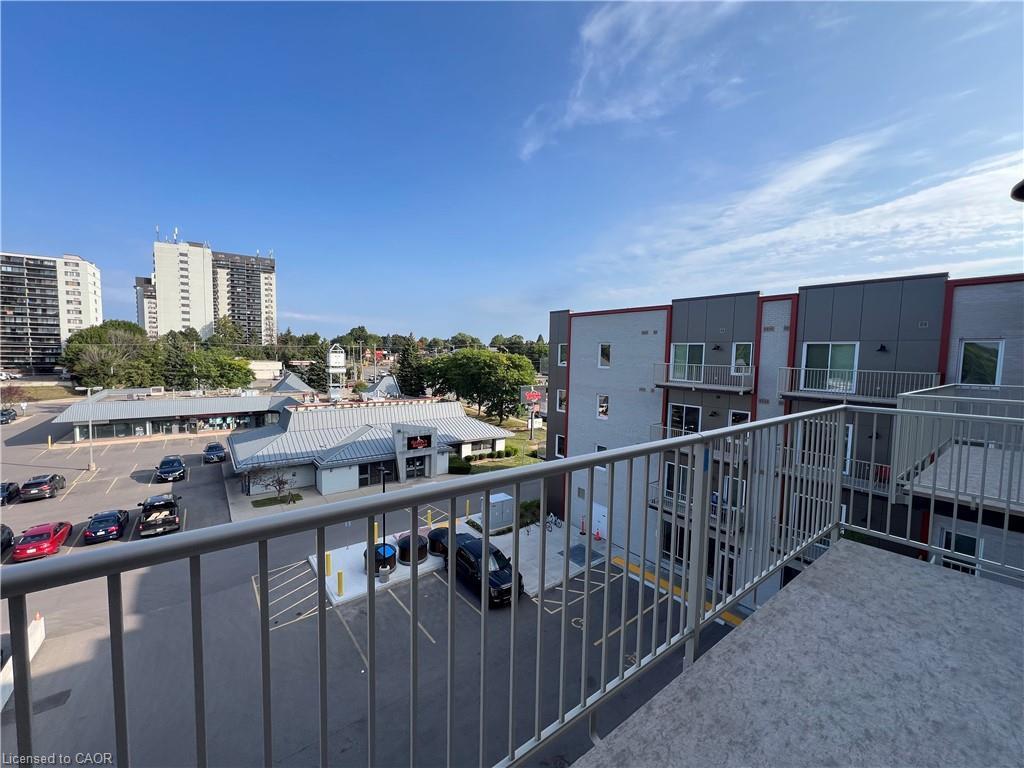 412-301 Westmount Road W, Kitchener, ON - Outdoor With Balcony