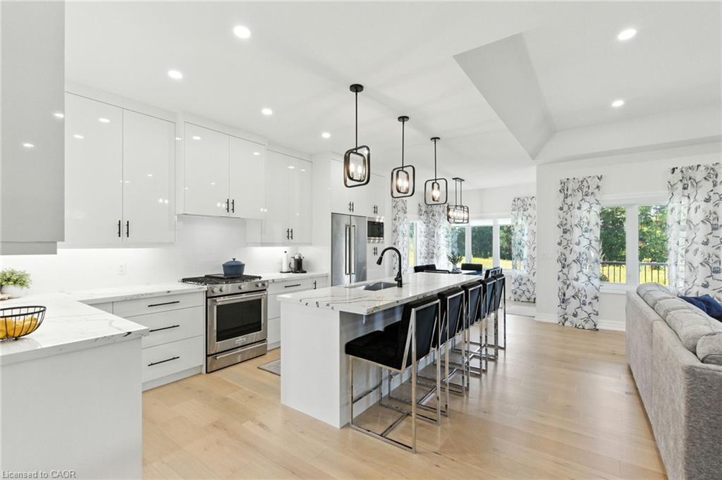 270 Charles Street, Waterford, ON - Indoor Photo Showing Kitchen With Upgraded Kitchen