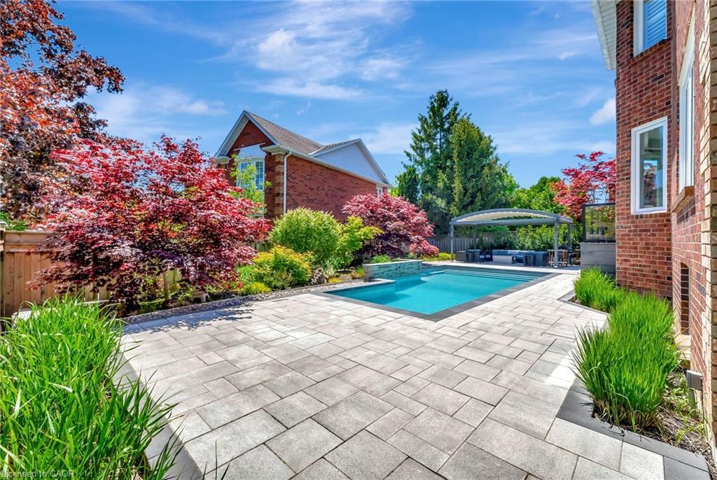 1399 Winterberry Drive, Burlington, ON - Outdoor With In Ground Pool