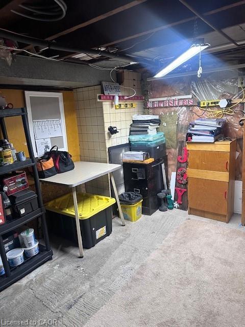 84 Barons Avenue N, Hamilton, ON - Indoor Photo Showing Basement