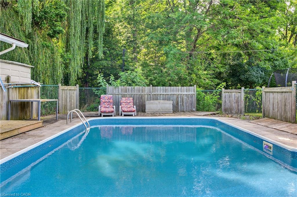 1671 Third Street Louth, St. Catharines, ON - Outdoor With In Ground Pool With Deck Patio Veranda With Backyard
