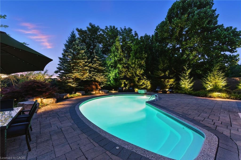 25 Sunset Drive, Simcoe, ON - Outdoor With In Ground Pool With Backyard
