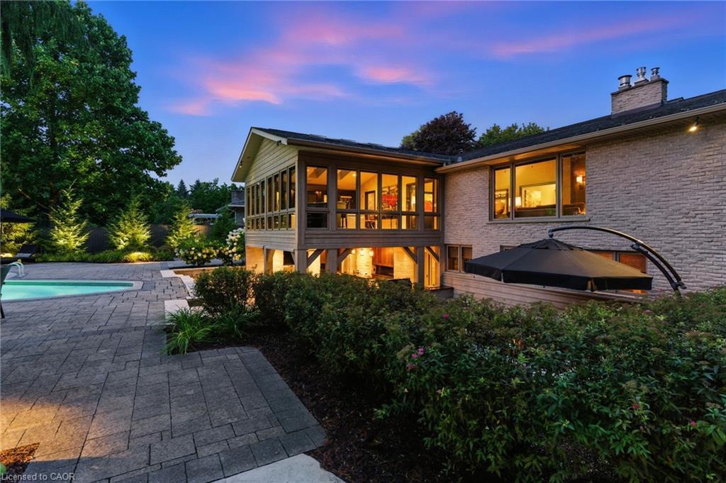 25 Sunset Drive, Simcoe, ON - Outdoor With In Ground Pool