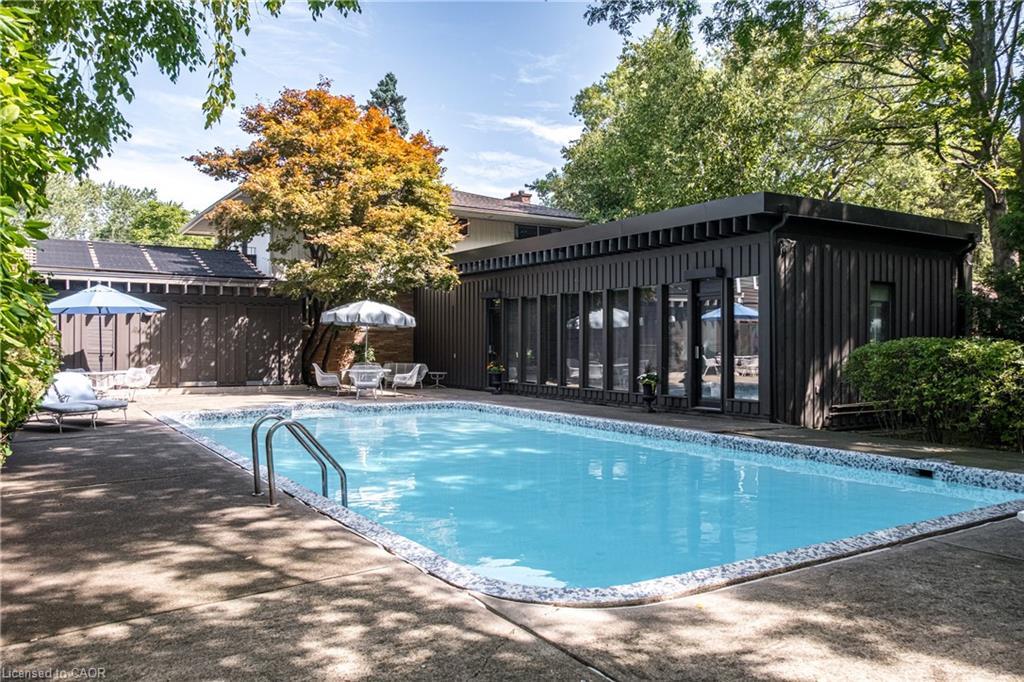 6 Freeland Court, Hamilton, ON - Outdoor With In Ground Pool With Backyard