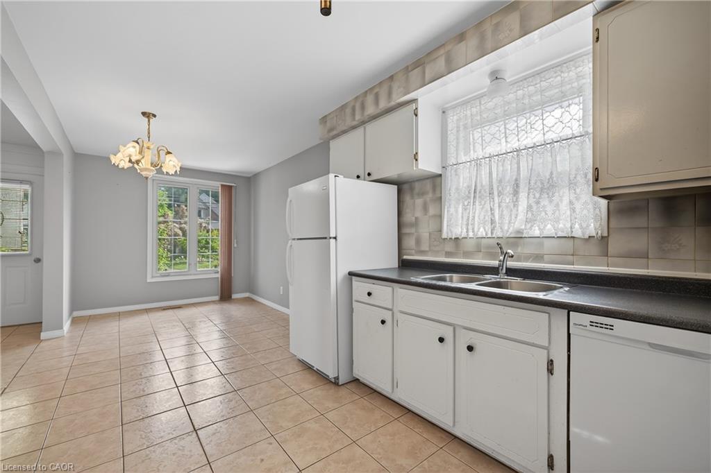 233 High Street, London, ON - Indoor Photo Showing Kitchen With Double Sink