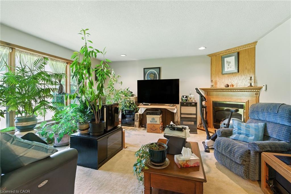 42347 Highway 3, Wainfleet, ON - Indoor Photo Showing Living Room With Fireplace