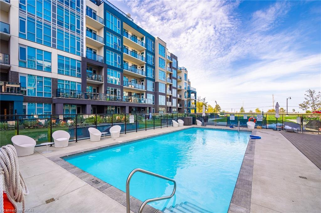 402-16 Concord Place, Grimsby, ON - Outdoor With In Ground Pool