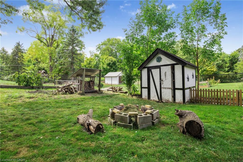 83 Orkney Street W, Caledonia, ON - Outdoor With Backyard