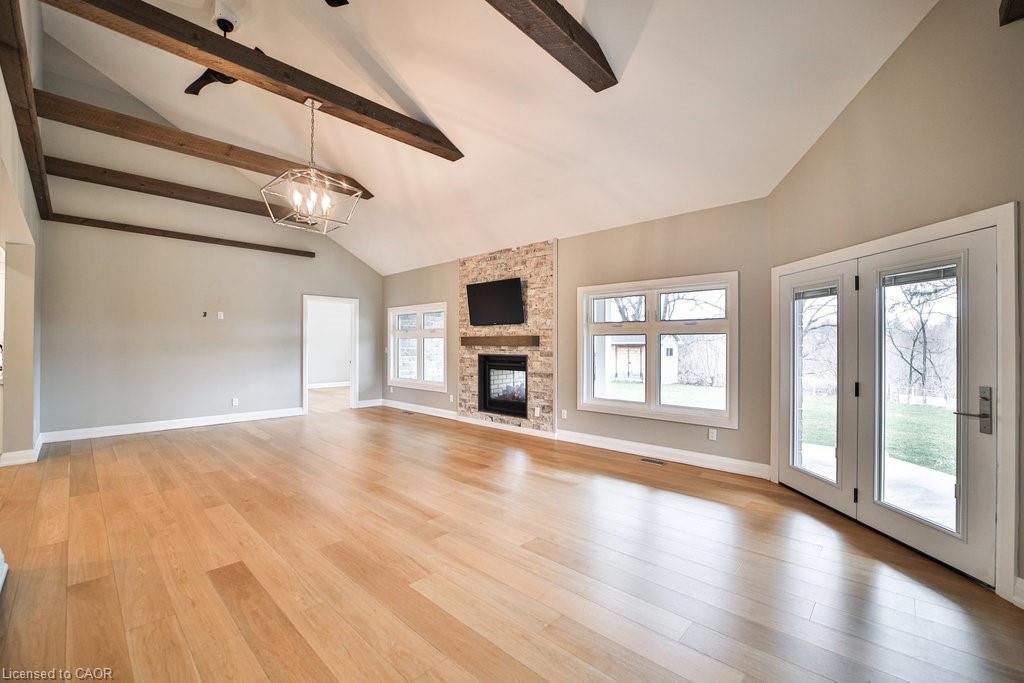 6121 Guelph Line, Burlington, ON - Indoor With Fireplace