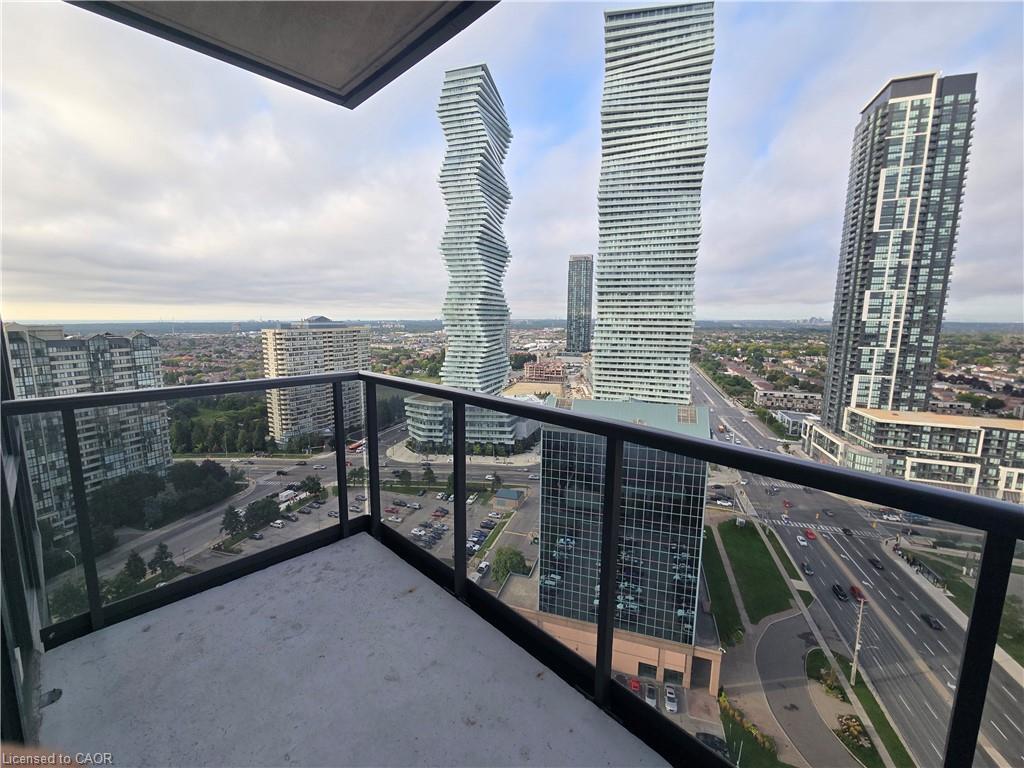 2402-330 Burnhamthorpe Road W, Mississauga, ON - Outdoor With Balcony With View