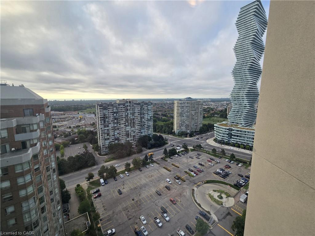 2402-330 Burnhamthorpe Road W, Mississauga, ON - Outdoor With View