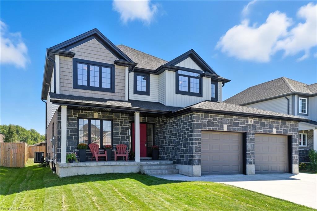 97 Forbes Crescent, Listowel, ON - Outdoor With Facade