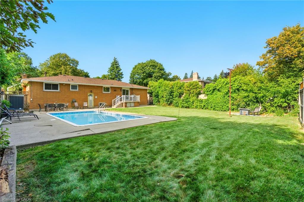 20 Woodside Drive, Hamilton, ON - Outdoor With In Ground Pool With Backyard