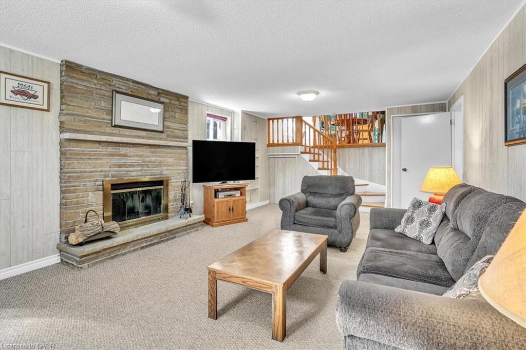 21 Willis Drive, Brampton, ON - Indoor Photo Showing Living Room With Fireplace