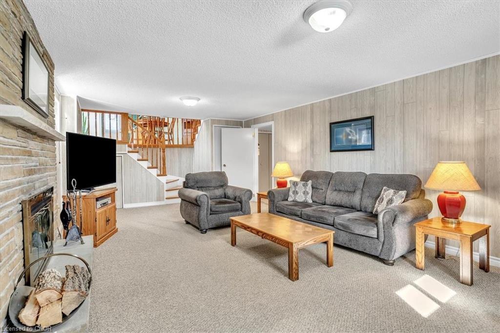 21 Willis Drive, Brampton, ON - Indoor Photo Showing Living Room With Fireplace