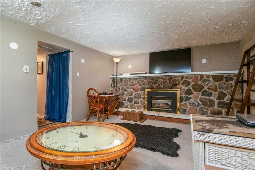 568 Strasburg Road, Kitchener, ON - Indoor Photo Showing Other Room With Fireplace