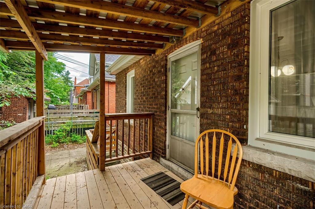 30 Webber Avenue, Hamilton, ON - Outdoor With Deck Patio Veranda With Exterior