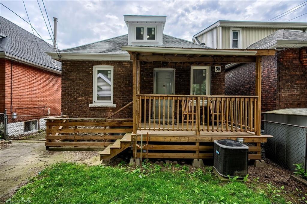 30 Webber Avenue, Hamilton, ON - Outdoor With Deck Patio Veranda With Exterior