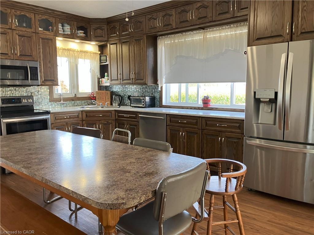 1716 Bruce Rd 86 Road, Lucknow, ON - Indoor Photo Showing Kitchen With Double Sink