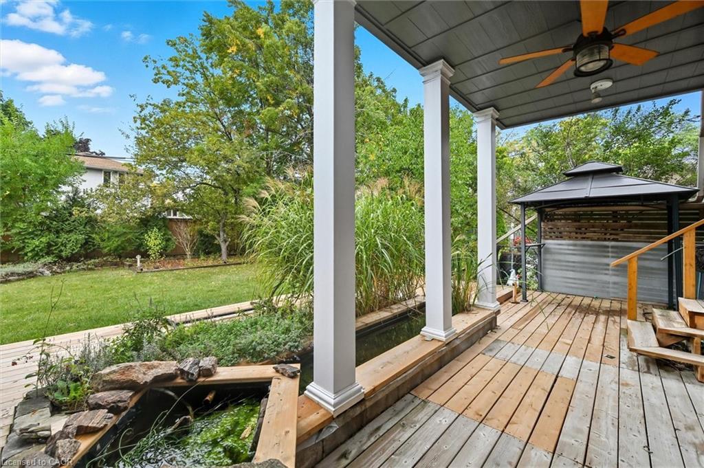 1348 Augustine Drive, Burlington, ON - Outdoor With Deck Patio Veranda