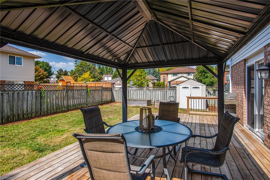 271 Newbury Drive, Kitchener, ON - Outdoor With Deck Patio Veranda With Exterior