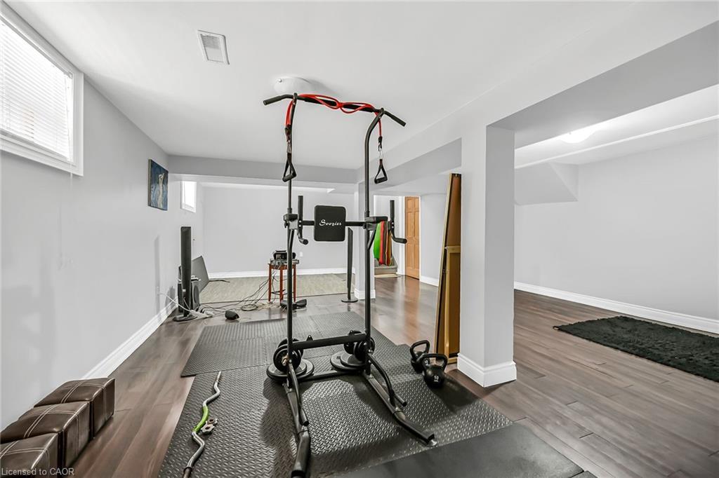 28 Tara Court, Hamilton, ON - Indoor Photo Showing Gym Room
