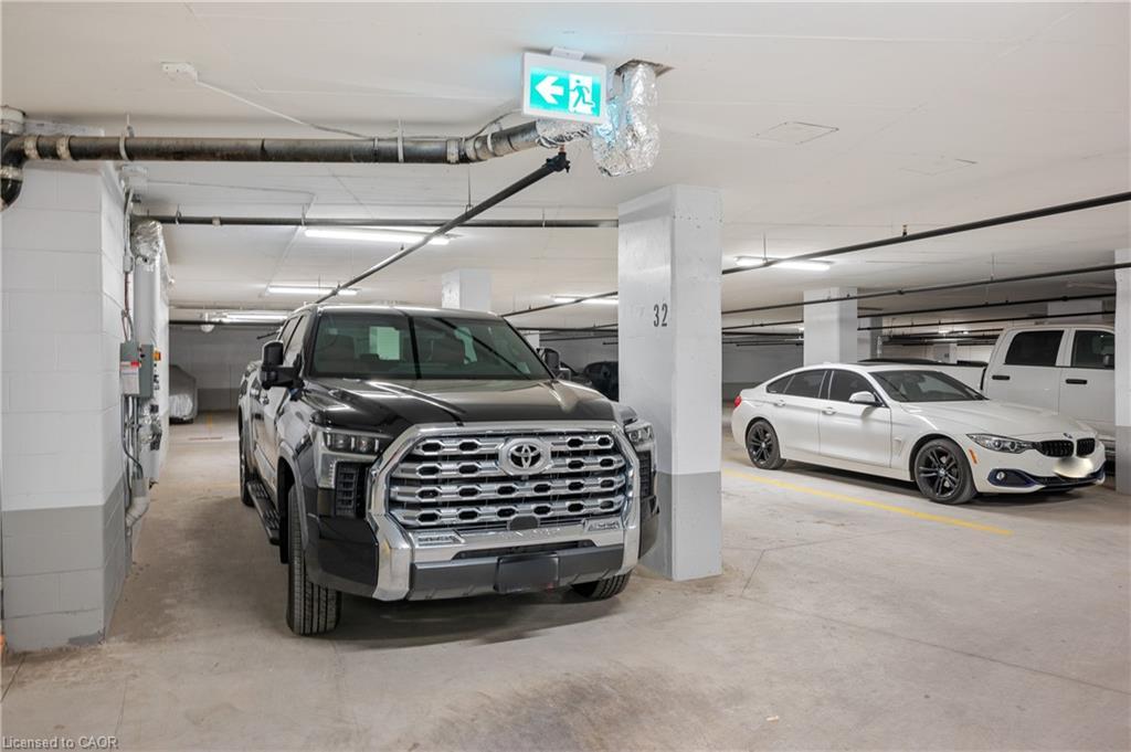 B602-3200 Dakota Common, Burlington, ON - Indoor Photo Showing Garage