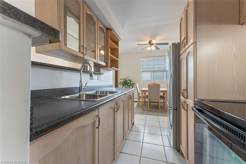 802-851 Queenston Road, Hamilton, ON - Indoor Photo Showing Kitchen With Double Sink