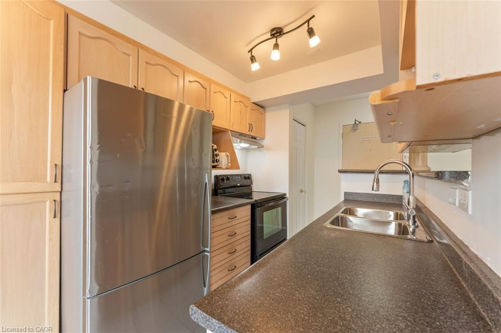 802-851 Queenston Road, Hamilton, ON - Indoor Photo Showing Kitchen With Double Sink