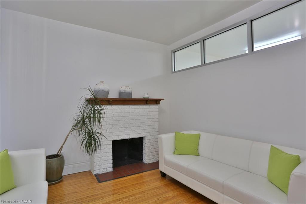 127 Duke Street E, Kitchener, ON - Indoor With Fireplace
