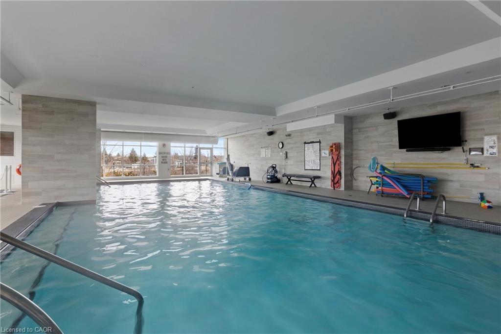 12 Nolan Trail, Hamilton, ON - Indoor Photo Showing Other Room With In Ground Pool